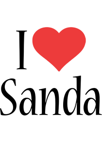 Sanda i-love logo
