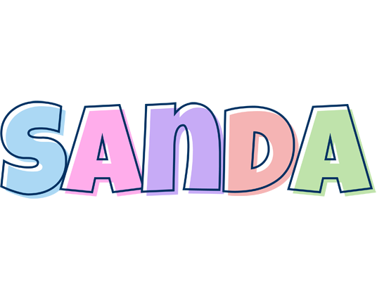 Sanda pastel logo