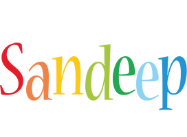 Sandeep birthday logo