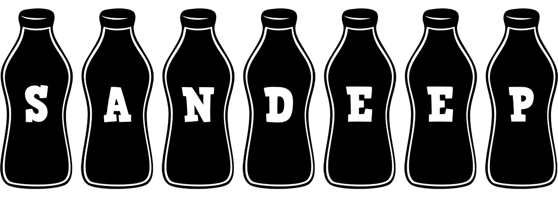 Sandeep bottle logo