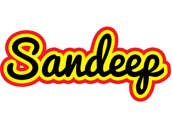 Sandeep flaming logo