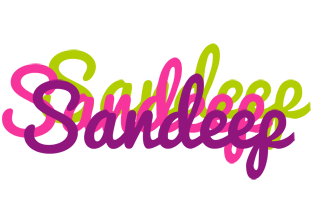 Sandeep flowers logo