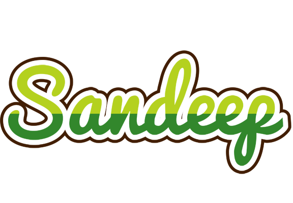 Sandeep golfing logo