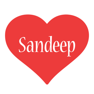 Sandeep love logo