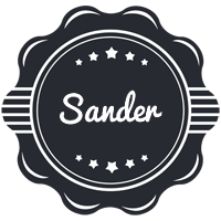 Sander badge logo