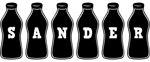 Sander bottle logo