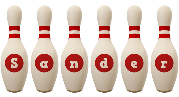 Sander bowling-pin logo