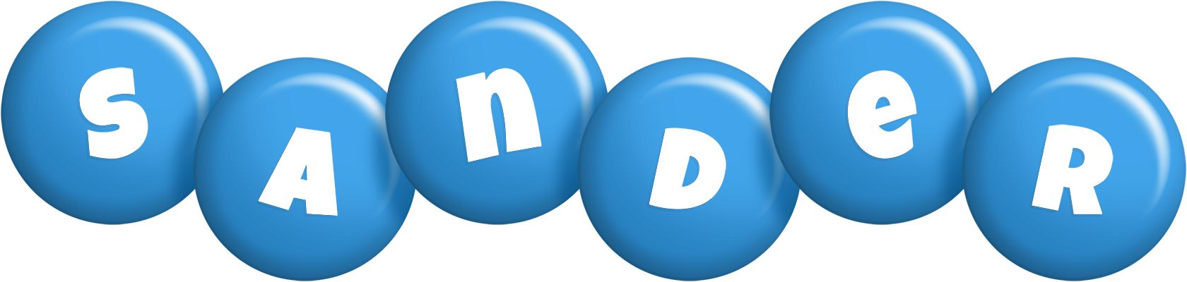 Sander candy-blue logo