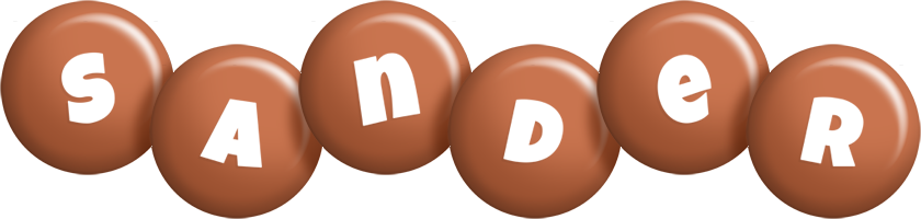 Sander candy-brown logo