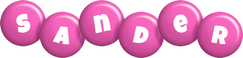 Sander candy-pink logo