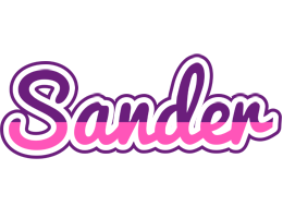 Sander cheerful logo