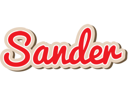 Sander chocolate logo