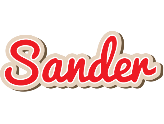 Sander chocolate logo
