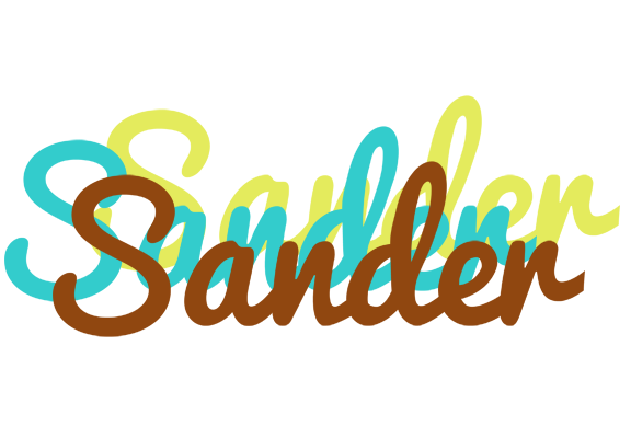 Sander cupcake logo