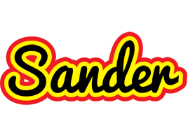 Sander flaming logo