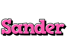 Sander girlish logo