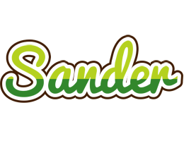 Sander golfing logo