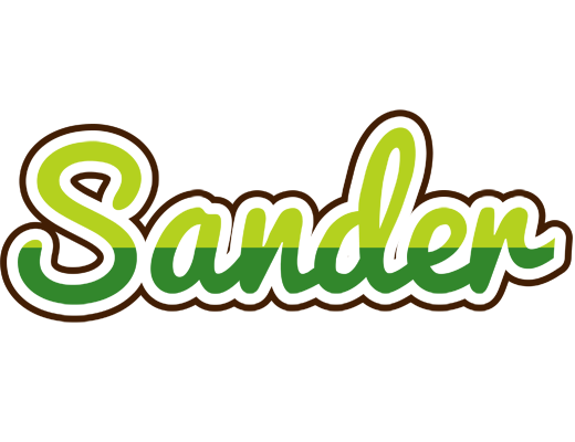 Sander golfing logo