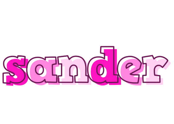 Sander hello logo
