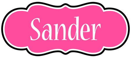 Sander invitation logo