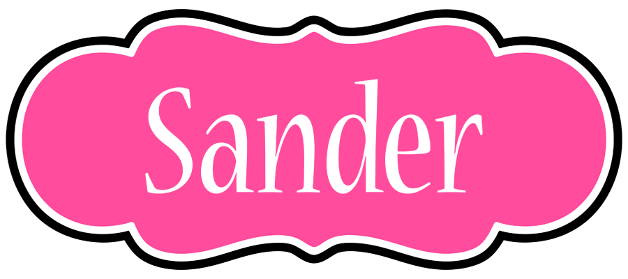 Sander invitation logo