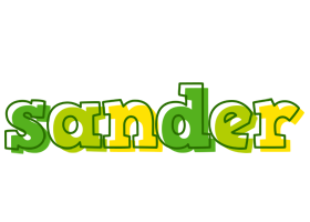 Sander juice logo