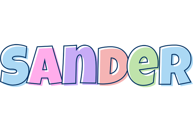 Sander pastel logo