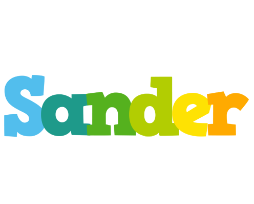 Sander rainbows logo
