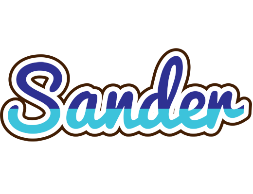 Sander raining logo