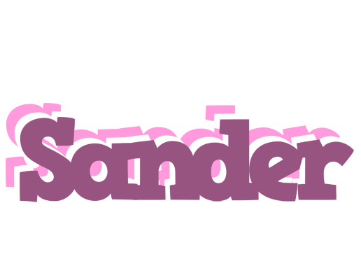 Sander relaxing logo