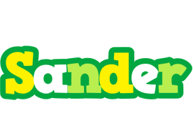 Sander soccer logo