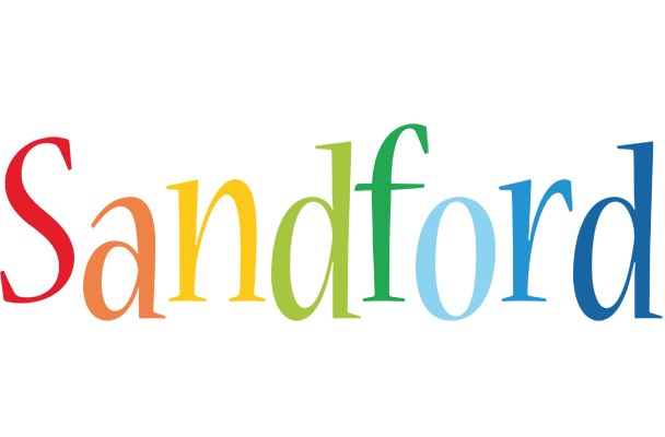 Sandford birthday logo