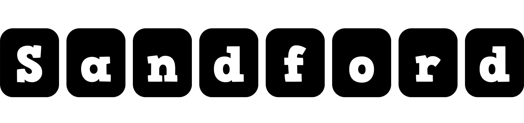 Sandford box logo