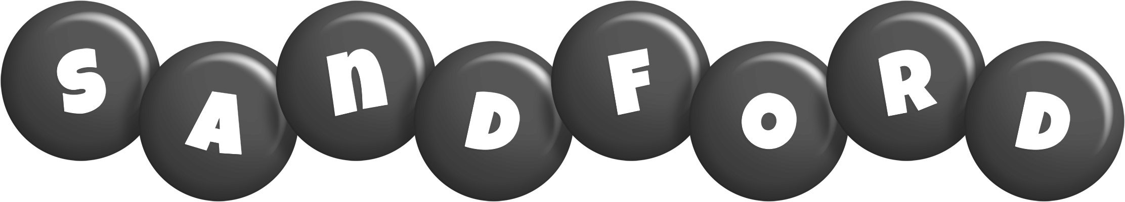 Sandford candy-black logo