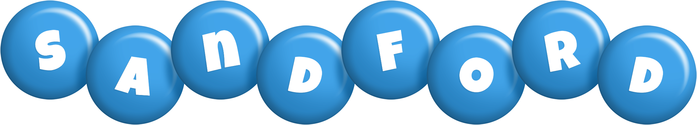 Sandford candy-blue logo