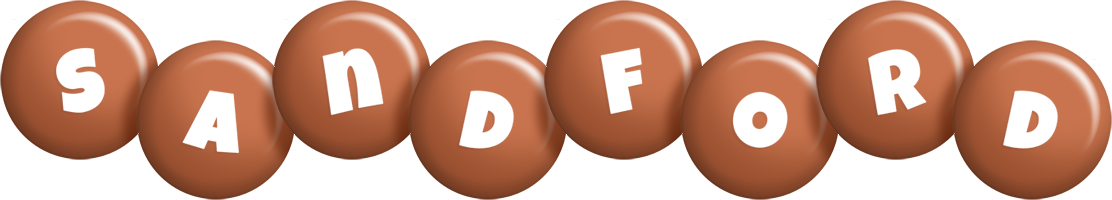 Sandford candy-brown logo