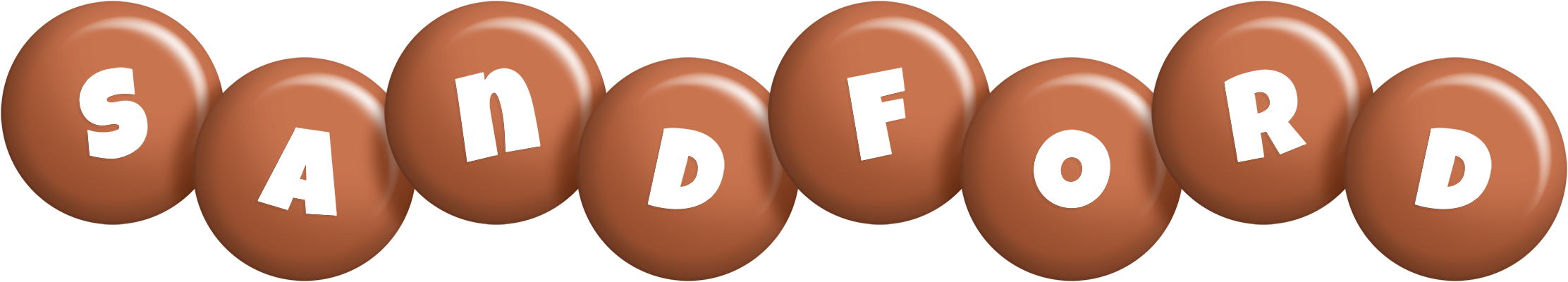 Sandford candy-brown logo
