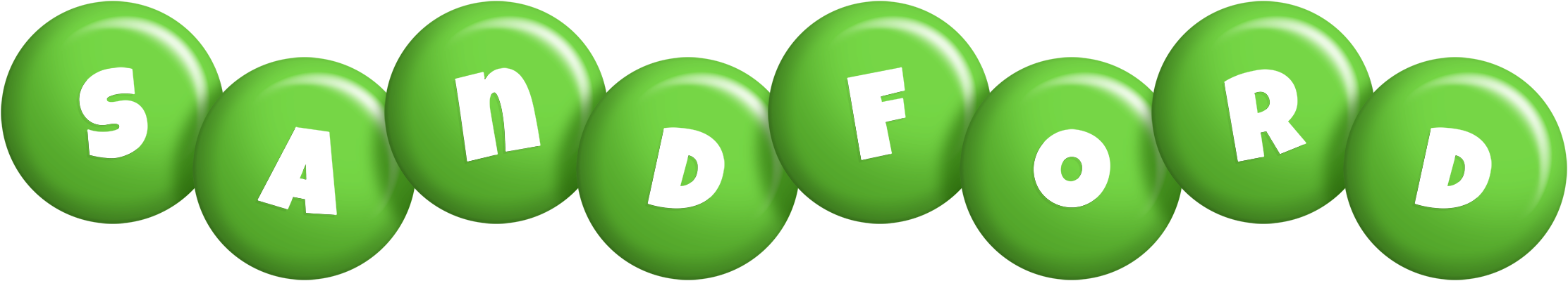Sandford candy-green logo