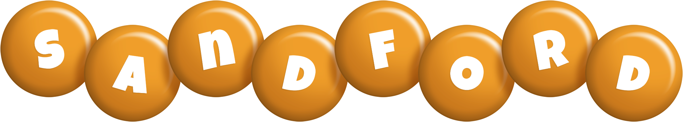 Sandford candy-orange logo