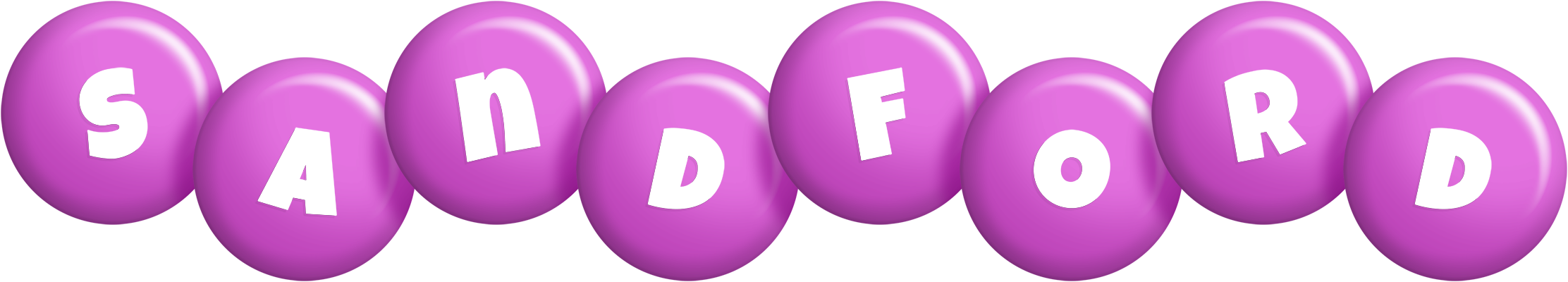 Sandford candy-purple logo