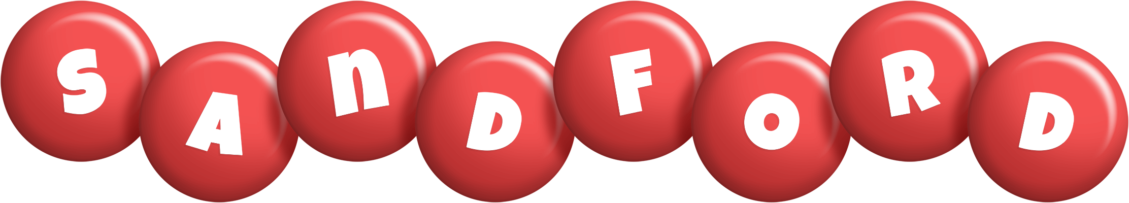 Sandford candy-red logo