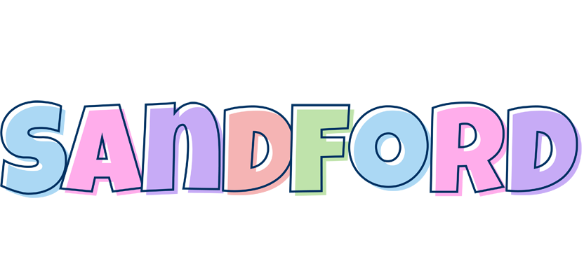 Sandford pastel logo