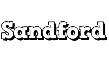 Sandford snowing logo