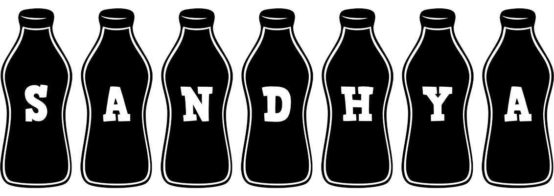Sandhya bottle logo