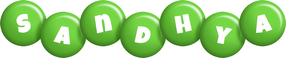 Sandhya candy-green logo