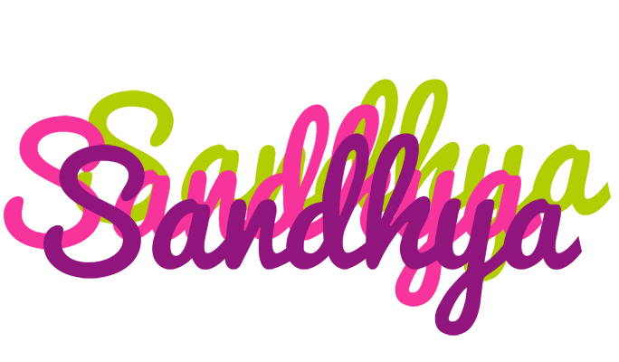 Sandhya flowers logo