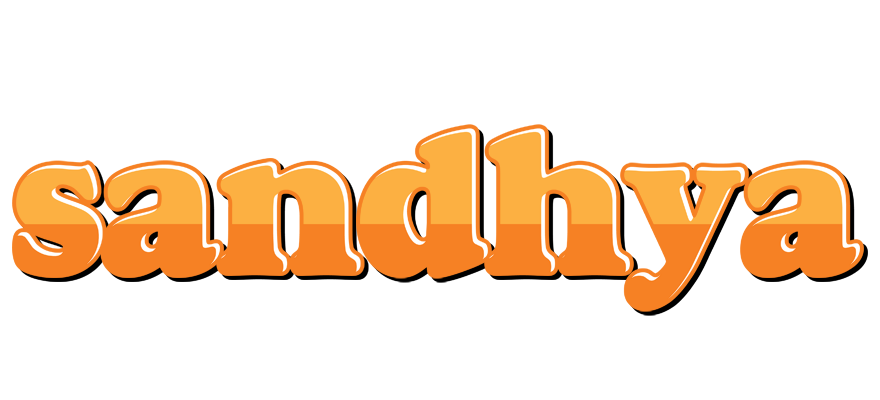 Sandhya orange logo