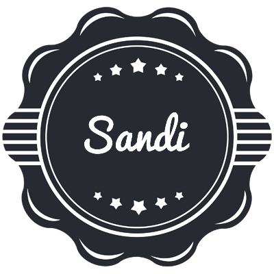 Sandi badge logo