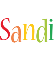 Sandi birthday logo