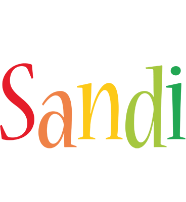 Sandi birthday logo
